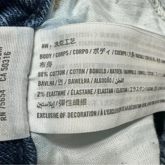 Hollister Womens Jeans 3R 26x28 Blue Denim Curvy High Rise Legging Distressed - Picture 5 of 6